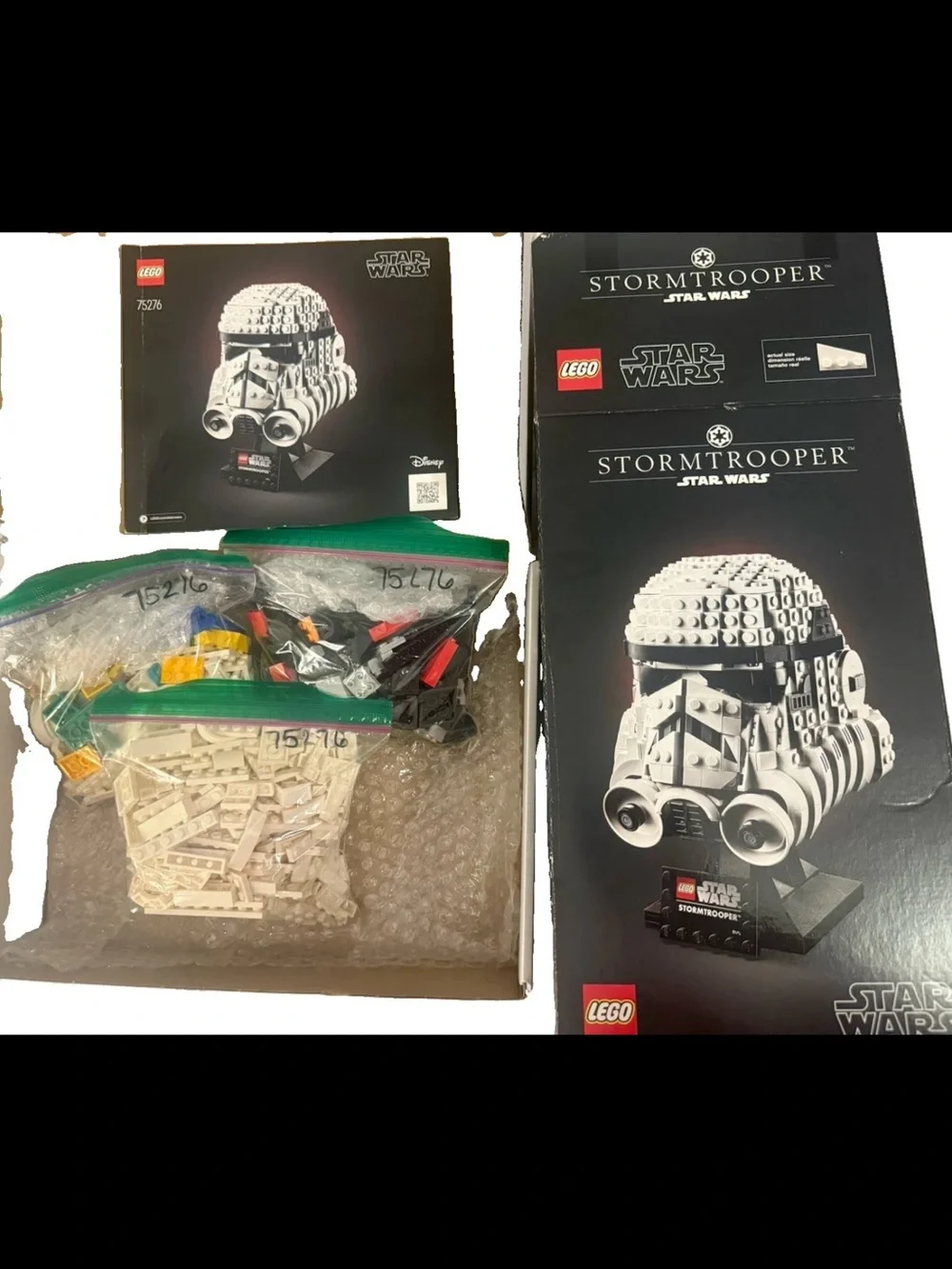 LEGO Star Wars Set: Stormtrooper Helmet 75276 RETIRED With Box & Manual